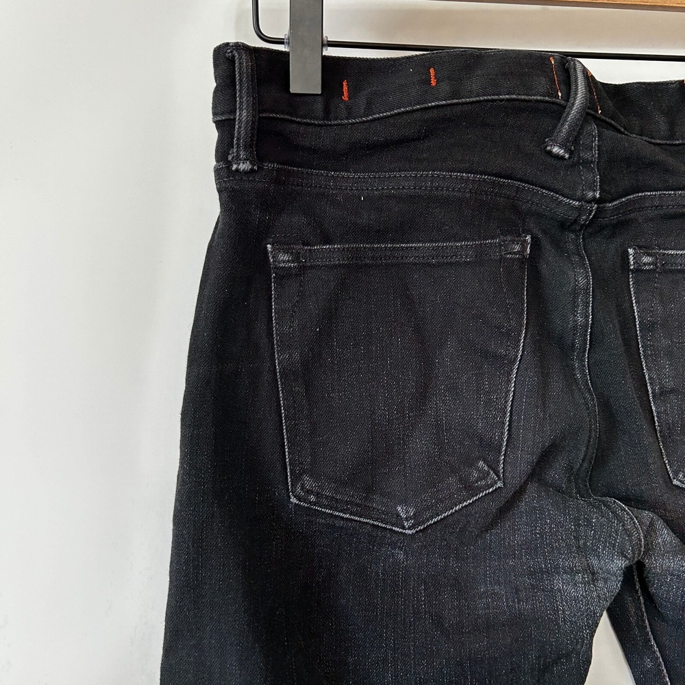 Hiroshi Kato The Needle Skinny Jeans Mens Size 30 Selvedge Black Raw Stretch USA - Picture 8 of 16
